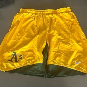 Oakland A’s Team Issued Nike Shorts
